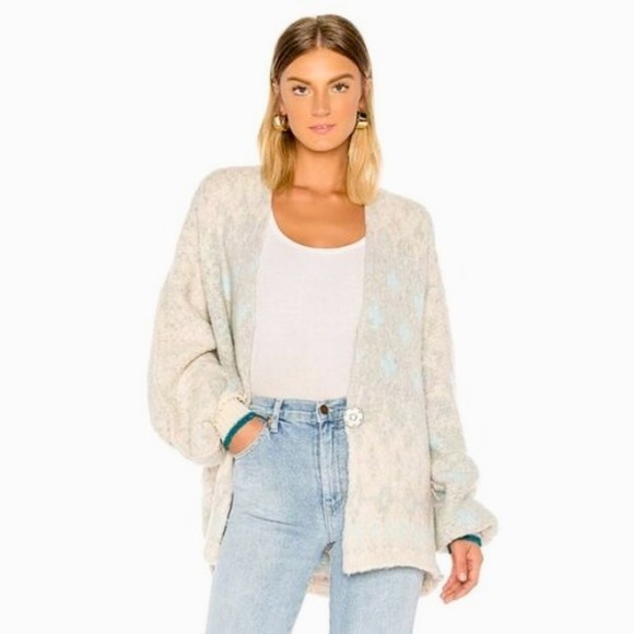 Free People Sweaters - Free People Winter Sky Wonderland Cardigan Sweater